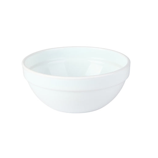 Combo bol Cook Show de vidrio opal + tapa PP 1140ml - 12Uds