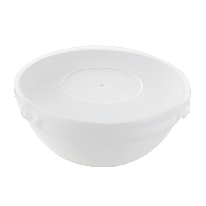 Combo bol Cook Show de vidrio opal + tapa PP 250ml - 36Uds