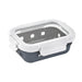 Fiambrera COOK SHOW de vidrio borosilicato con tapa transparente y funda de silicona 370ml 145x105mm A47mm - 24Uds