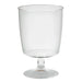 Vaso para vino de plástico transparente reutilizable en PS 150ml A100mm - 10Uds