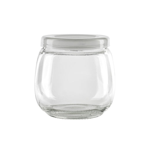 Tarro de Cristal BOKOJAR esférico con tapa PP 200ml A73mm - 105Uds