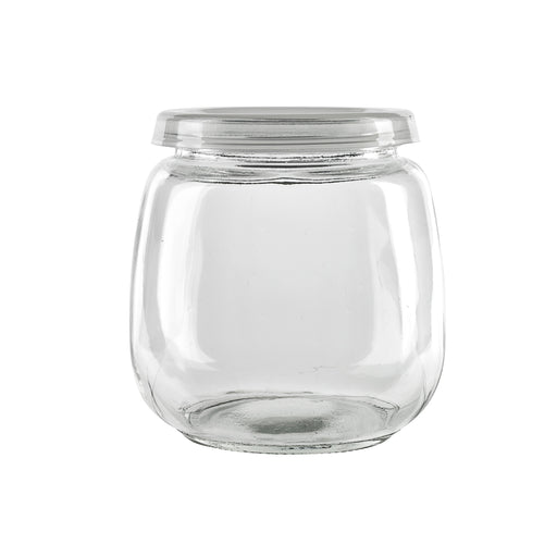 Combo tarro de Cristal BOKOJAR Eesférico con tapa PP 300ml A87mm - 60Uds