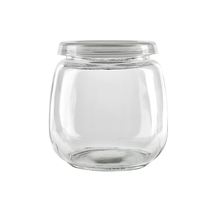 Combo tarro de Cristal BOKOJAR Eesférico con tapa PP 300ml A87mm - 60Uds
