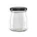 Combo tarro de Cristal BOKOJAR para pudding con tapa de hierro negra 150ml A80mm - 120Uds