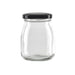 Tarro de Cristal BOKOJAR para pudding con tapa de hierro negra 200ml A91mm - 84Uds