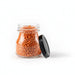 Combo tarro de Cristal BOKOJAR para pudding con tapa de hierro negra 50ml A58mm - 240Uds