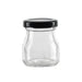 Combo tarro de Cristal BOKOJAR para pudding con tapa de hierro negra 50ml A58mm - 240Uds