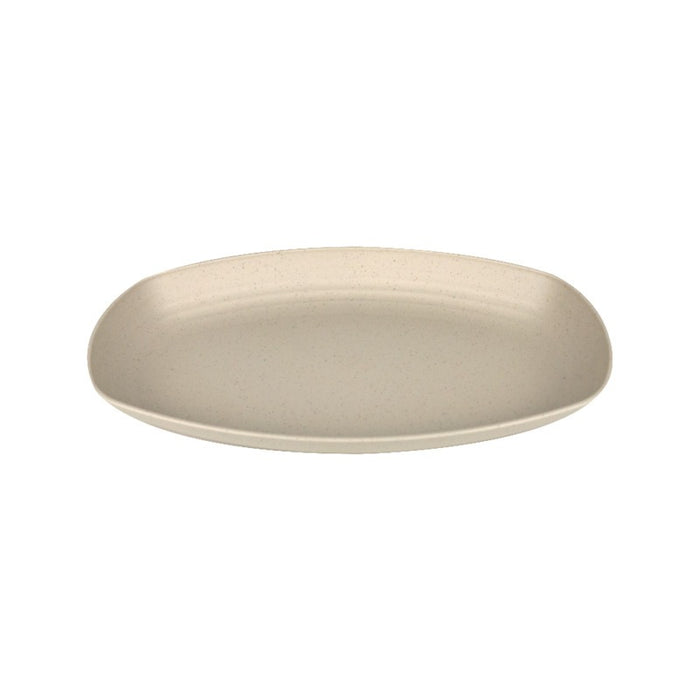 Plato Ovalado Reutilizable Huskly Beige 290x180mm A32mm - 48Uds