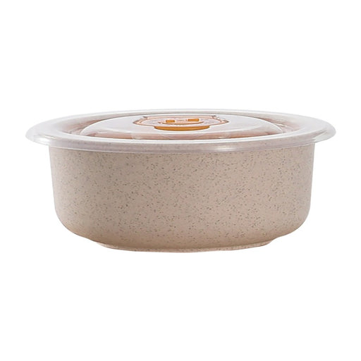 Cuenco Reutilizable Huskly Beige con Tapa de PP 900ml Ø150mm A75mm - 20Uds