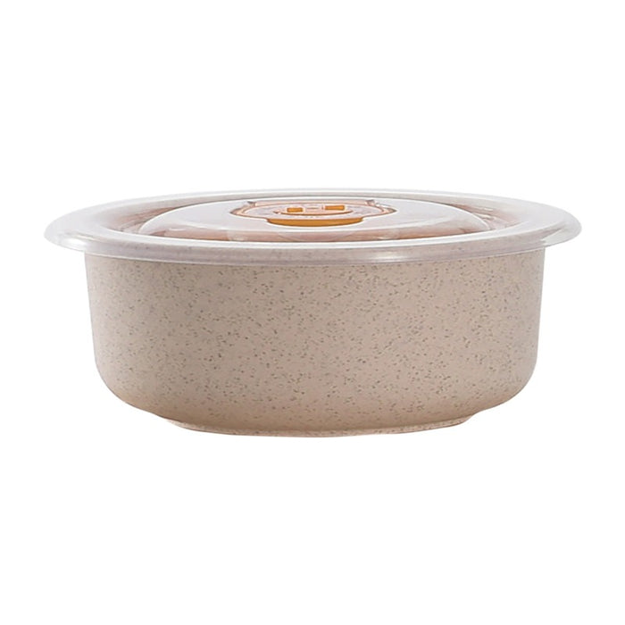 Cuenco Reutilizable Huskly Beige con Tapa de PP 900ml Ø150mm A75mm - 20Uds