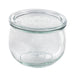 Combo bote de cristal con tapa de cristal WECK 480ml A85mm - 6Uds