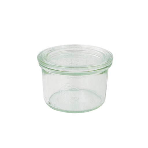 Combo tarro Bokocook de cristal WECK con tapa de cristal 200ml A60mm - 12Uds