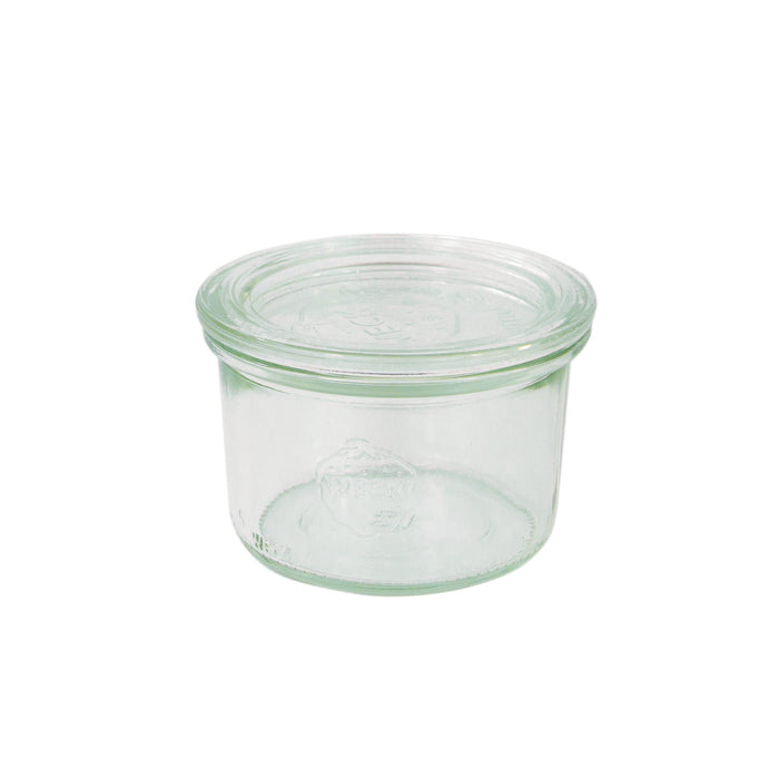 Combo tarro Bokocook de cristal WECK con tapa de cristal 200ml A60mm - 12Uds