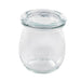 Combo bote de cristal con tapa de cristal WECK 200ml A86mm - 12Uds