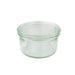 Combo tarro Bokocook de cristal WECK con tapa de cristal 165ml A50mm - 12Uds