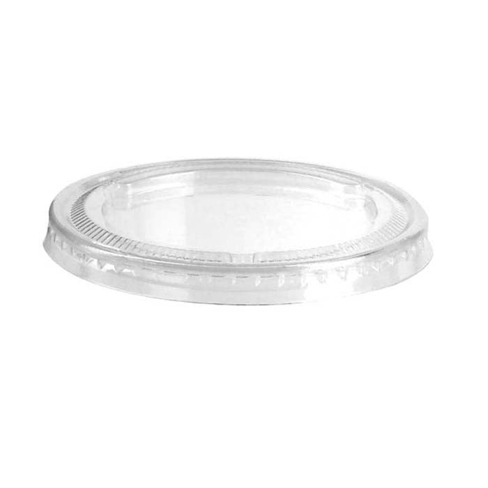 Tapa PET transparente Ø75mm - 100Uds