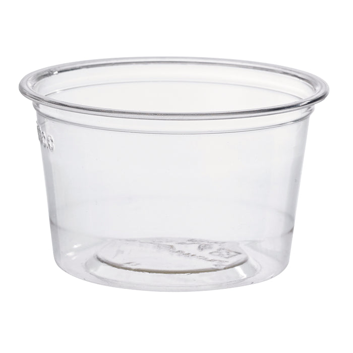 Salsera PLA transparente 120ml Ø76mm A46mm - 50Uds