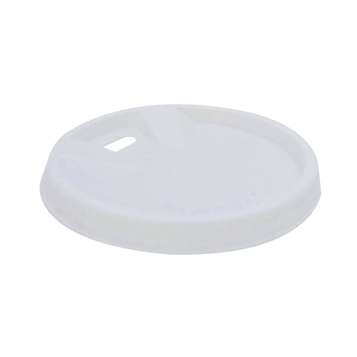 Tapa cúpula blanca de PS con pico vertedor Ø62mm - 100Uds