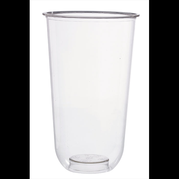 Vaso de postre de plástico PLA transparente 720ml A156mm - 50Uds