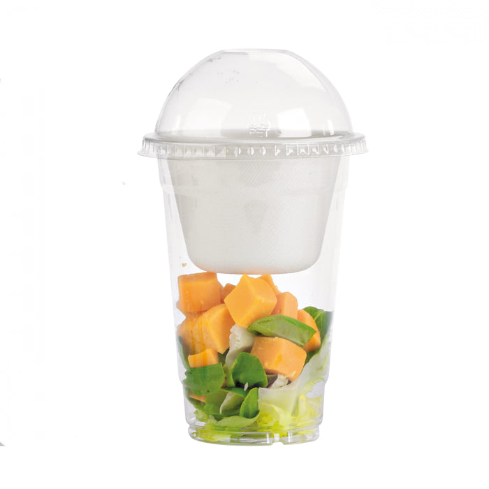 Vaso de postre PET transparente 580ml A150mm - 50Uds