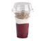 Combo vaso + tapa alta PET con agujero 450ml A127mm - 25Uds