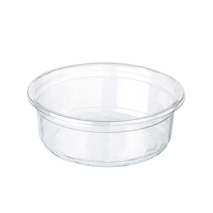 Tarrina Deli PET redonda transparente con tapa 240ml Ø117mm A45mm - 25Uds