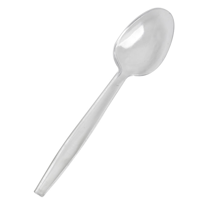 Cuchara PS transparente. 125mm - 50Uds