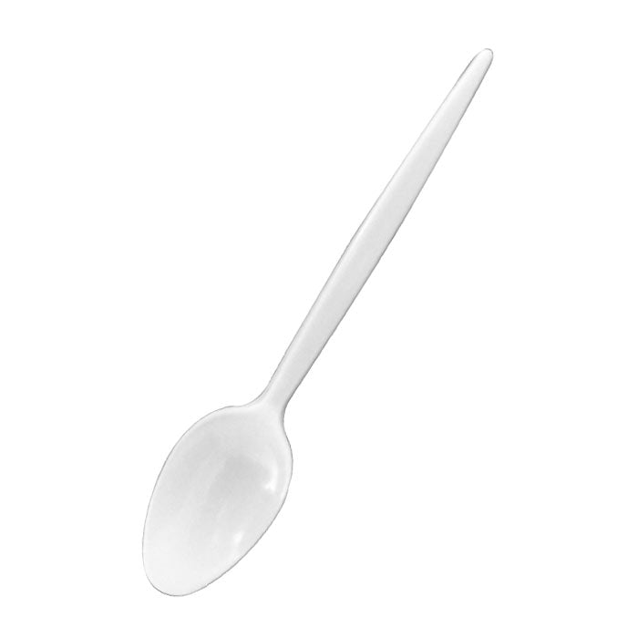 Cuchara postre PS blanca 125mm - 50Uds