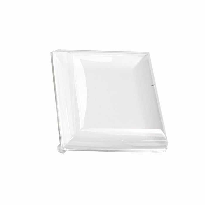 Tapa cúpula transparente BioNchic PET para 210BCHIC160 164x164mm A32mm - 100Uds