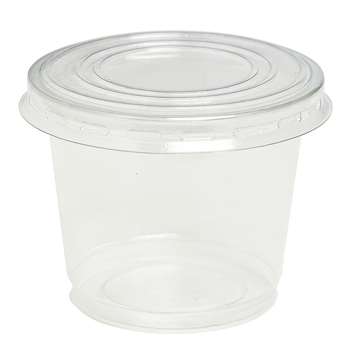 Copa de postre PET transparente 200ml Ø80mm A65mm - 100Uds