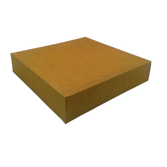 Caja pastelera de cartón kraft 320x320mm A50mm - 50Uds