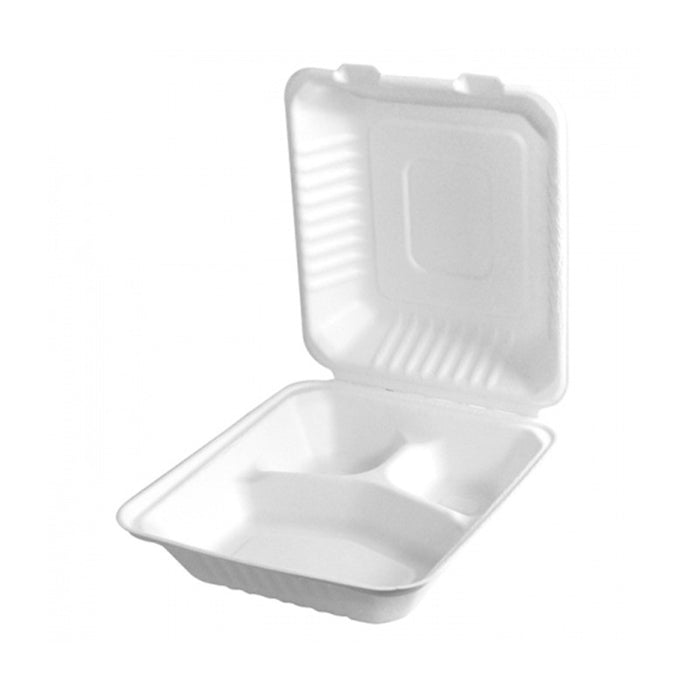 Caja pulpa blanca 3 comp. Multiuso 220x202mm A80mm - 50Uds