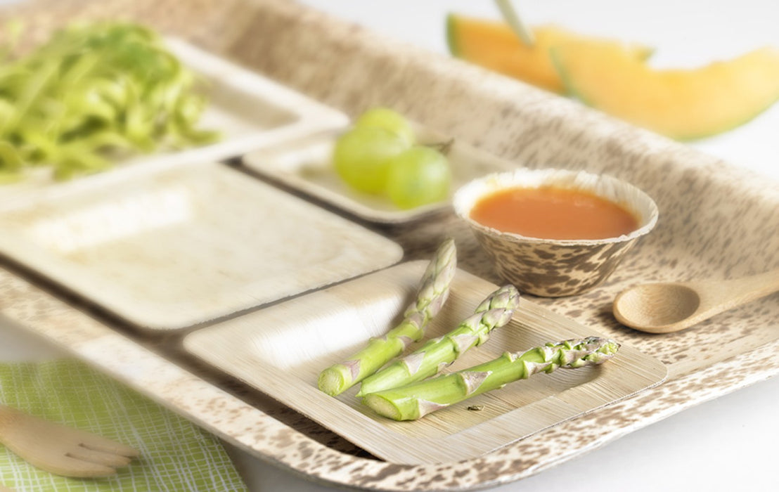 Cuchara de hoja de bambú ZEBRA 130mm - 50Uds