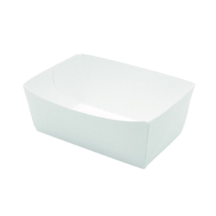 Bandeja de cartón blanco 510ml 120x70mm A43mm - 250Uds
