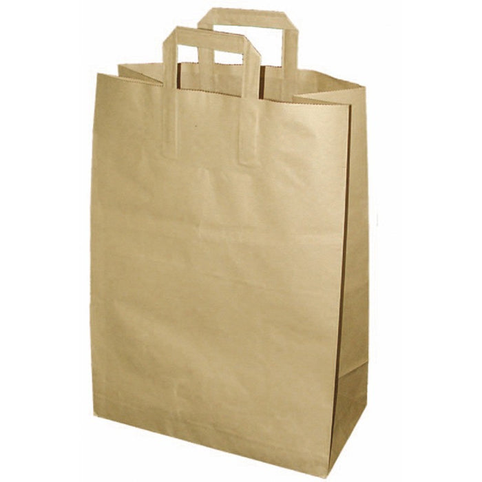 Bolsa de papel kraft reciclado 320x160mm A440mm - 250Uds