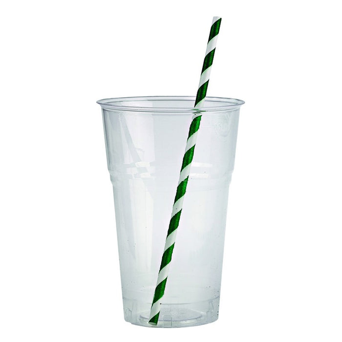 Vaso de postre de plástico PLA transparente 575ml A130mm - 50Uds