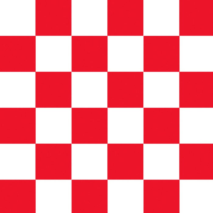 Hoja de papel blanco con cuadrados rojos en caja dispensadora 350x270mm - 1000Uds