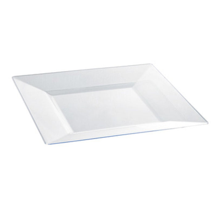 Plato transparente cuadrado 210x210x40mm - 10Uds