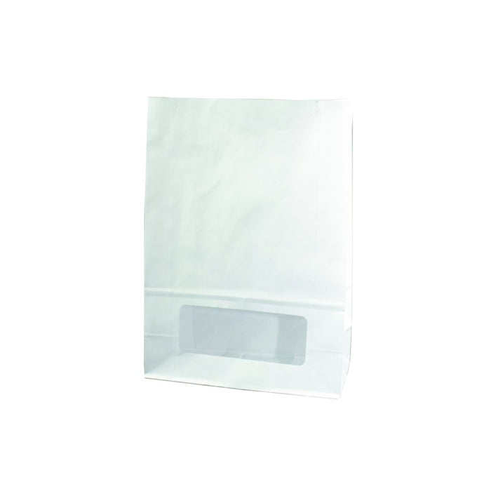 Bolsa Bloomer blanca con ventana 157x85mm A220mm - 125Uds