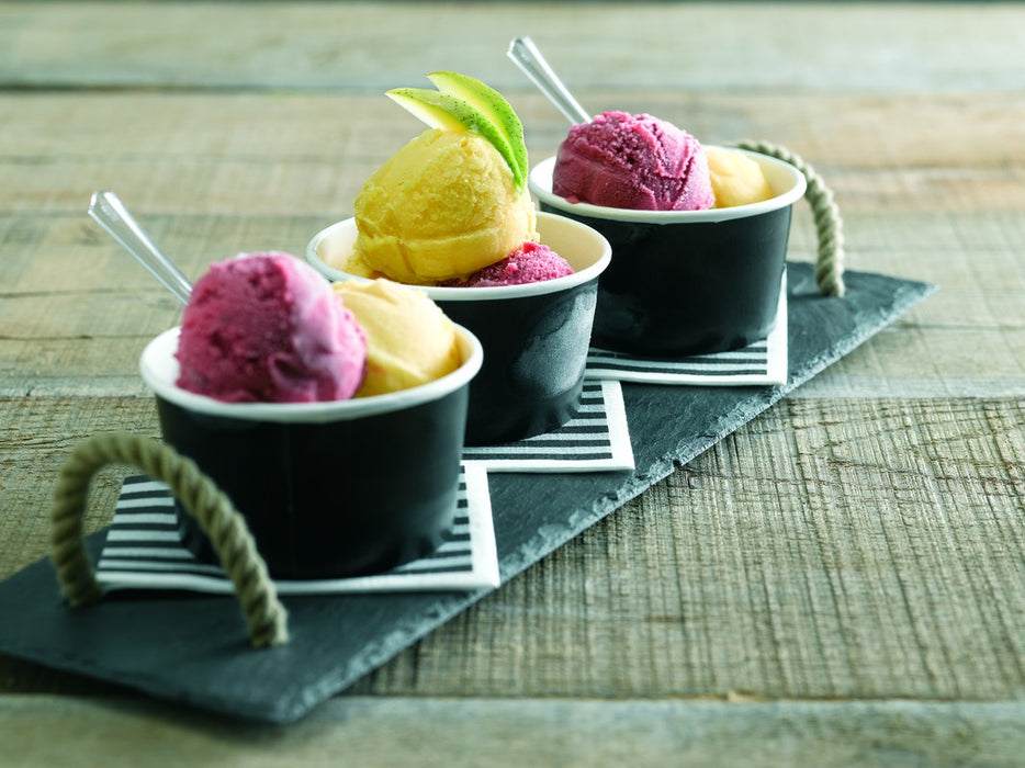 Mini cuchara verde transparente 95x22mm - 250Uds