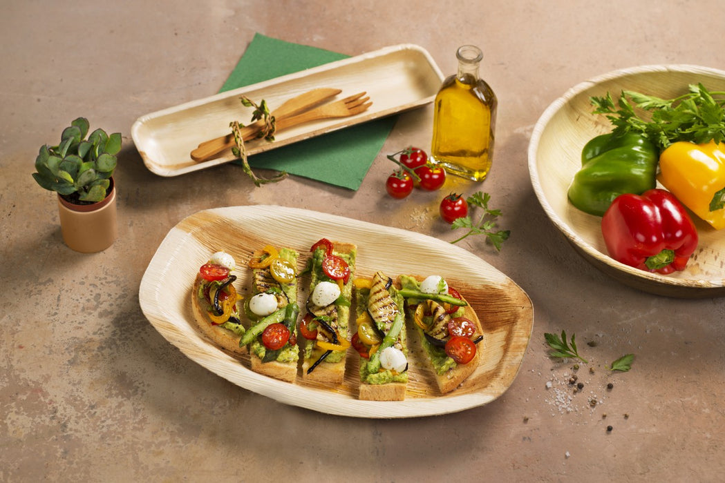 Plato redondo palmera 100ml Ø100mm A35mm - 25Uds