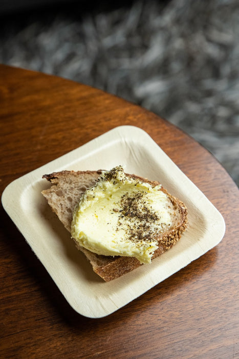 Plato de madera cuadrado SCANDINAVIE 140x140mm A25mm - 50Uds