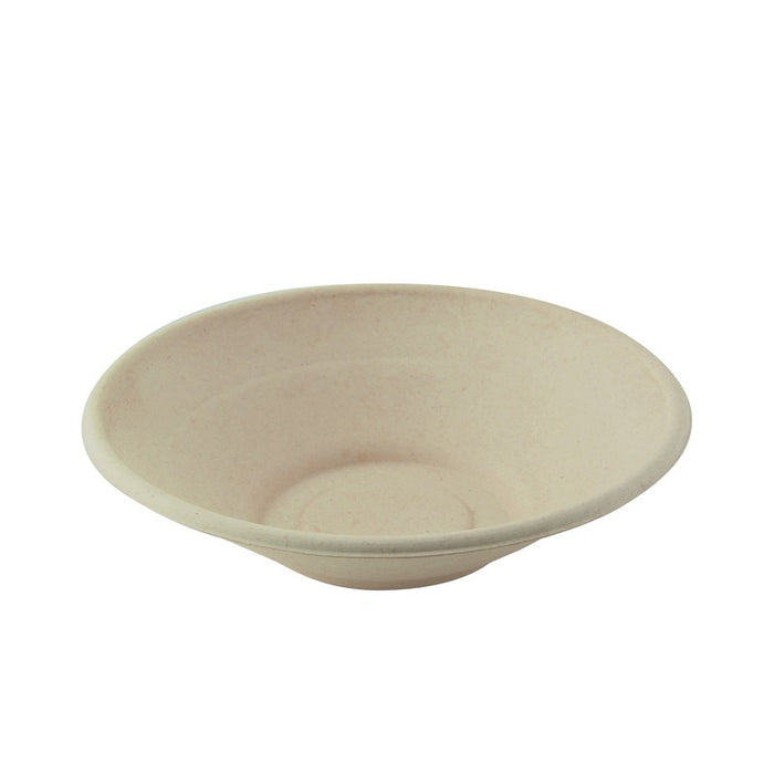 Bol redondo de pulpa marrón «Poke» 700ml Ø196mm A49mm - 125Uds