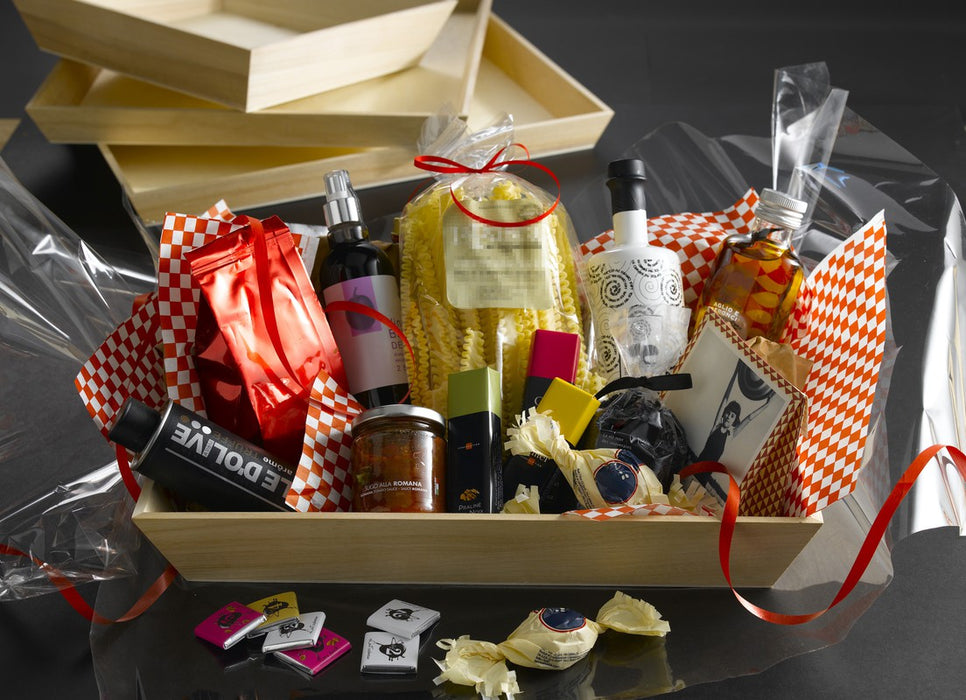 Bandeja rectangular de madera Noa 390x150mm A40mm - 10Uds