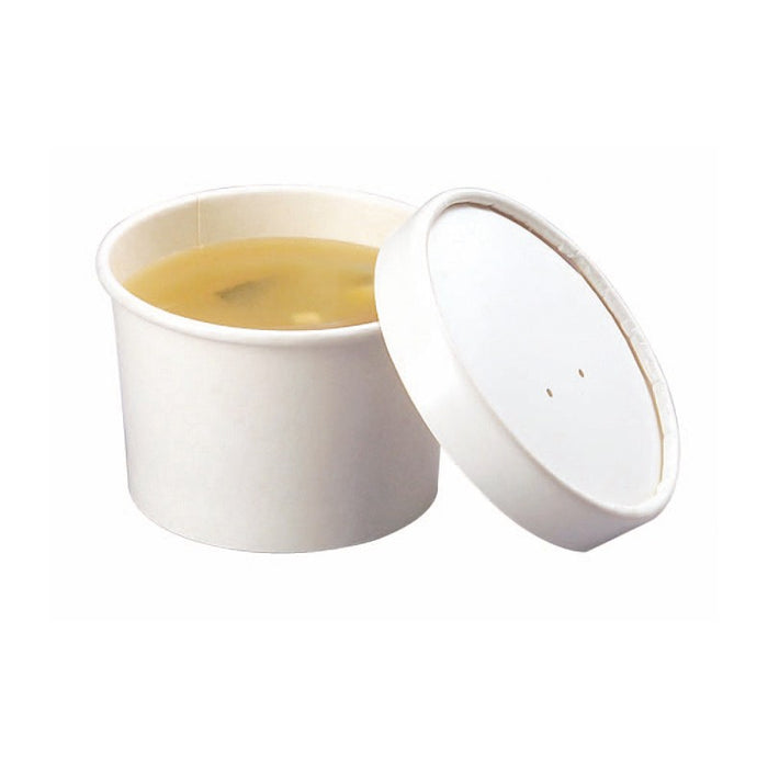 Vaso de cartón blanco para caliente/frío 230ml A61mm - 50Uds