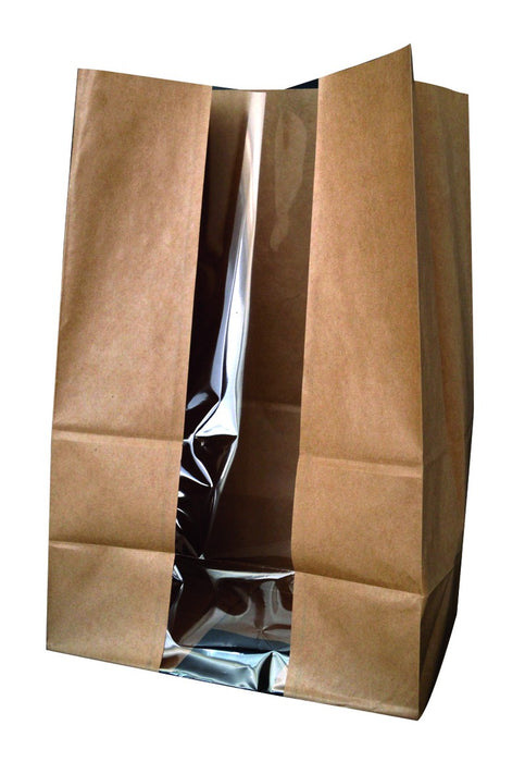 Bolsa de papel SOS kraft con ventana 180x110mm A265mm - 125Uds