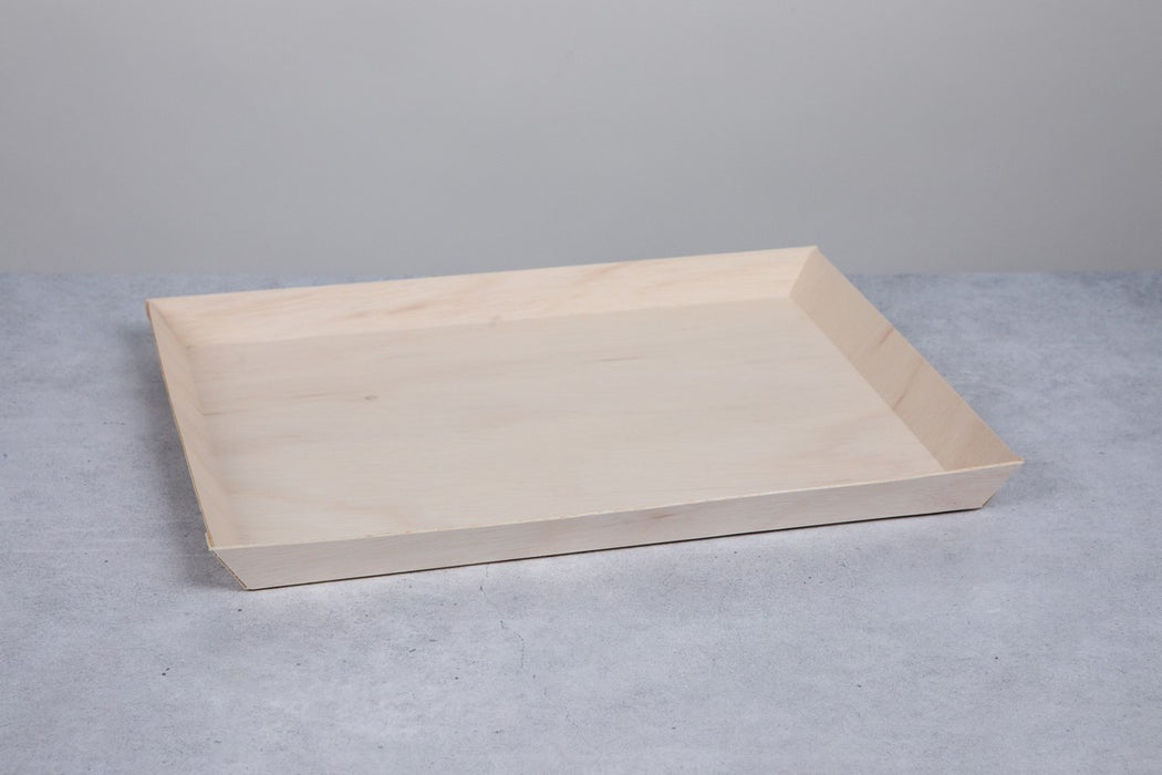 Bandeja de madera cuadrada Samouraï 171x170mm A37mm - 100Uds