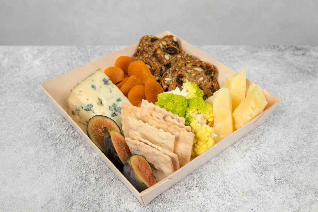 Bandeja de madera rectangular Samouraï 384x278mm A27mm - 50Uds