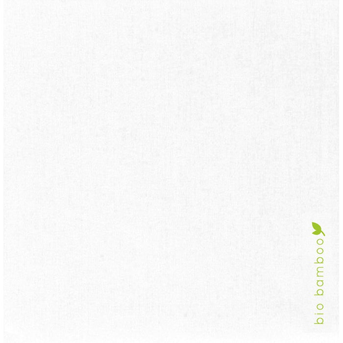 Servilleta de fibra de bambú blanca 250x250mm - 50Uds