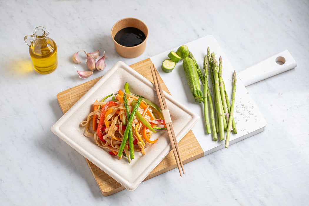 Tarrina de cartón kraft para caliente/frío 270ml Ø95mm A62mm - 50Uds